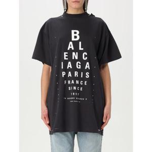 발렌시아가 옵틱컬 오버사이즈 티셔츠 811688TRVU6 9034 Multico