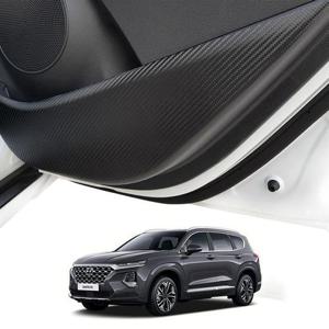 싼타페TM 카본 도어커버 스크래치방지몰딩