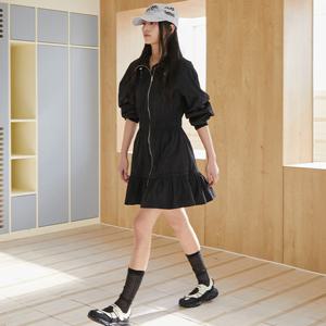 [에고이스트]셔링 포인트 후드 디테일 집업 원피스 (ER2WO362)