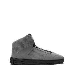 베르사체 그레카 엠보스드 하이탑 스니커즈 DSU6444DTFCG