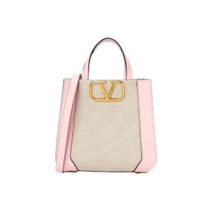발렌티노 브이로고 시그니쳐 토트백 핑크 베이지 B0L73YJHMXZ