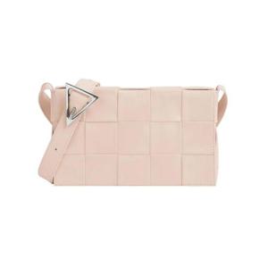 보테가 베네타 레더 카세트백 멜론 워시드 667298VCQ716706