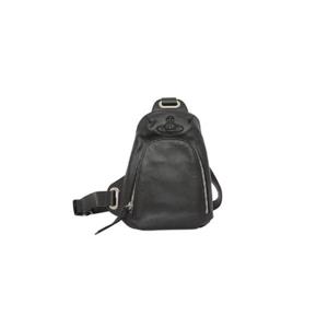 비비안 웨스트우드 카우 레더 슬링백 블랙 58010007U-L001S-N401