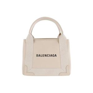 발렌시아가 네이비 XS 레더 카바스 베이지 390346D6WXN2760