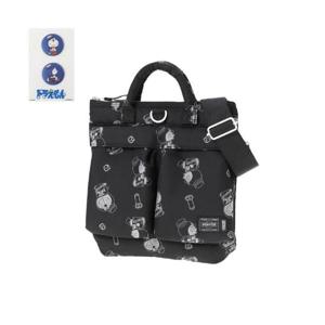 포터 x 도라에몽 헬멧백 블랙  오리지널 캔 뱃지 포함 381-26875