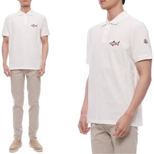 [몽클레어] 25SS 남성 상어 패치 폴로 반팔티셔츠 (8A00012 89A16 034 25S)