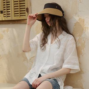 [랩]라탄 리본 선캡(AR7AH444)