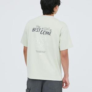 잠뱅이 동백01 스마일레터링세미오버핏 AP2WTS345