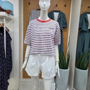 클리지 DP01 스트라이프 브룩파리 라운드티 CP4WTS09