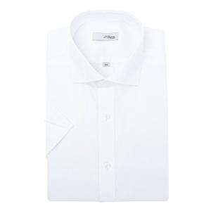 [에스티듀퐁(셔츠)]반소매120수면혼방슬림핏셔츠SE5MM21HS302SWH-L