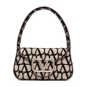 발렌티노 트왈 이코노그라프 숄더백 베이지 3W2B0M16 JSQ 6ZN