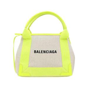 발렌시아가 네이비 카바스 토트백 베이지 옐로우 390346K9HAN1072