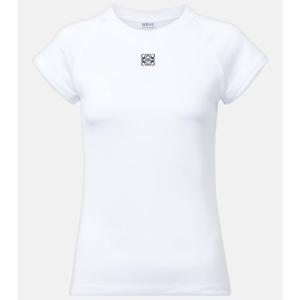 로에베 Anagram 코튼 블렌드 티셔츠 P01066228