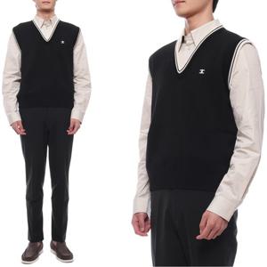 [셀린느] 25SS 남성 트리옹프 자수 민소매 브이넥 니트 (2ADCK823Y 38NO 25S)