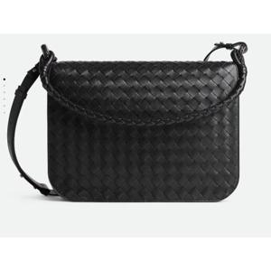 보테가베네타 크로스백 795074V2HL1 1208 BLACK VINTAGE SILVER