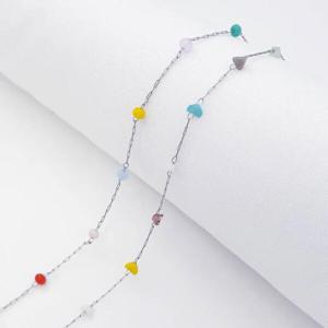 아트박스/앤쥬얼리 써지컬 비즈체인 컬러디자인볼 써지컬체인1M