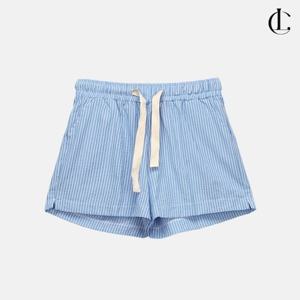 엘케이트 여성 시어서커 반바지 밴딩 스트라이프 바캉스 홈웨어 여름 팬츠 LFLP007