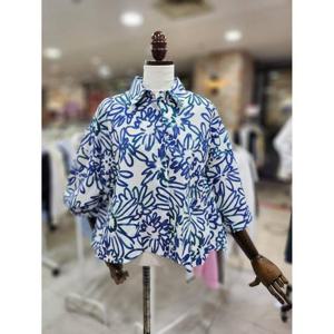 스테파니 세이브존08 스케치 플라워 셔츠 A25SH5215