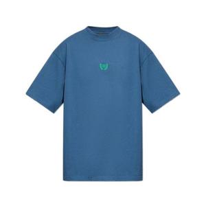 발렌시아가 반팔 티셔츠 764235 TSVC95002 Blue