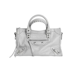 발렌시아가 르 시티 백 스몰 라이트 그레이 8114422ABV81210