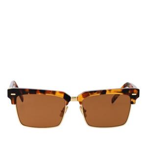 미우미우 토르토이즈쉘 스퀘어 메탈 브리지 선글라스 0MU 10ZS