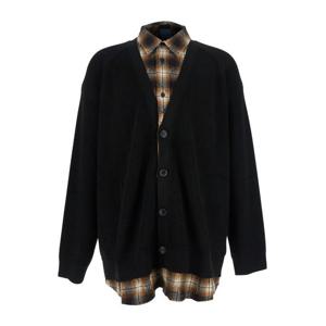 준지 체크 셔츠 레이어드 가디건 JC5851P615 BLACK