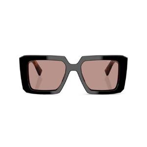 프라다 톨토이즈셸 효과 스퀘어 선글라스 PR23YS27B60B