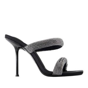 알렉산더왕 느와르 블랙 가죽 줄리 튜브럴 샌들 30325S011 012C