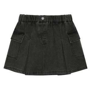 [에꼴리에]에꼴리에 더센트럴 블랙 워싱 카고 플리츠 스커트 25C5881