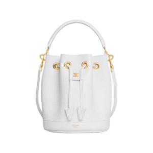 셀린느 틴 클라라 백 서플 그레인드 카프스킨 아크틱 화이트 121673DPJ-01HT