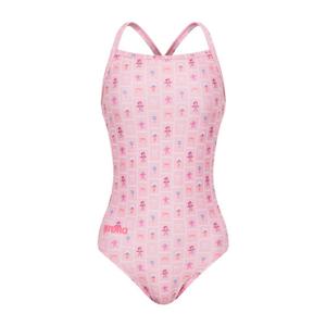 [아레나] 여성 A5FL1PL44COR 플라워퍼즐 크로스 스트랩백 실내수영복