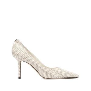 지미추 러브 스네이크 스킨 이펙트 포인티드 토 펌프스 85mm LOVE85AYQROCCIA