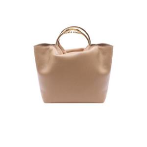 발렌티노 브이로고 스몰 탑 핸들백 베이지 B0N18TLJGH9