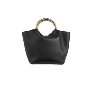 발렌티노 브이로고 스몰 탑 핸들백 블랙 B0N18TLJ0NO