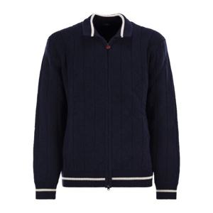 키톤 캐시미어 집업 리브 가디건 UMK075502001 001