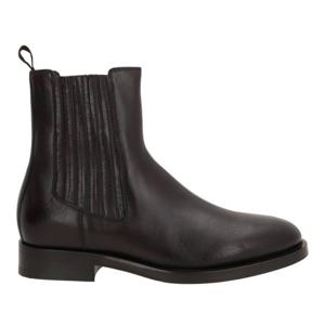 브루넬로쿠치넬리 마호가니 버니시드 가죽 첼시 부츠 MZUODEV74