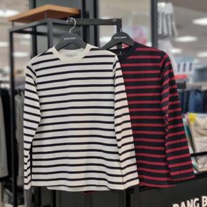 뱅뱅 HC21 가을여성 스트라이프 긴팔티셔츠 CTL601