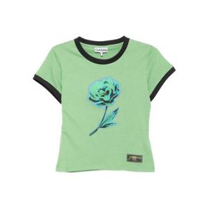 가니 반팔 티셔츠 T4227 368 STONE GREEN DOM