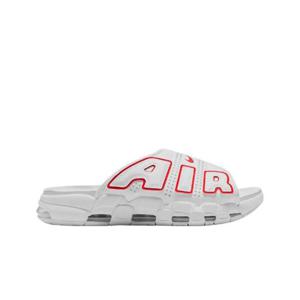 나이키 에어 모어 업템포 슬라이드 화이트 유니버시티 레드 FD9883-100