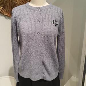 르피타 HC06 크로버 꽈배기 가디건(그레이) L253BKT953