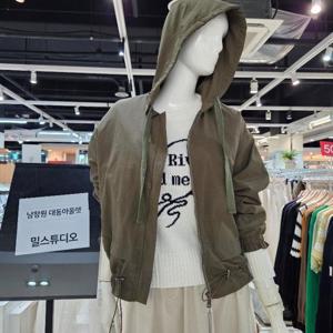 밀스튜디오 DP02 허리부분스트링 후드점퍼 LR9JPR116