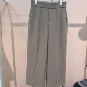 라티움 HC34 국내생산 신축성좋은 허리 히든밴딩 일자통 가을슬랙스바지 T2533Pt12