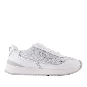 베르사체 텍스처드 가죽 라운드 토 스니커즈 1021305 1A16000 2