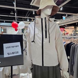 밀스튜디오 DP02 밑단스트링 후드점퍼 LR9JPS111