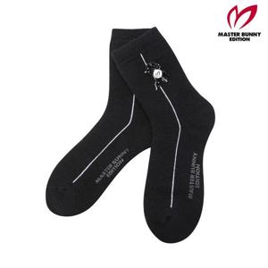 마스터바니  (421D3SC102) 여성 비딩 브로치 컬러 라인 중목 양말