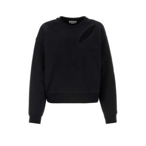 알렉산더 맥퀸 후드 티셔츠 794769QLAC8 1000 Black