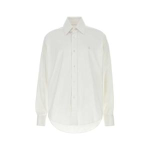 알렉산더 맥퀸 긴팔 셔츠 809346QNAAX 9000 White