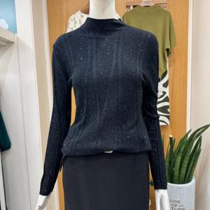 클리지 DP01 트윙클 목폴라 슬림 니트 CP8WKP05