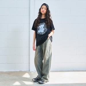 [유솔(아동)]UNI 워싱 와이드 데님 (2컬러) ULTJ25F06