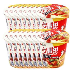 누들핏 김치사발면맛 16개